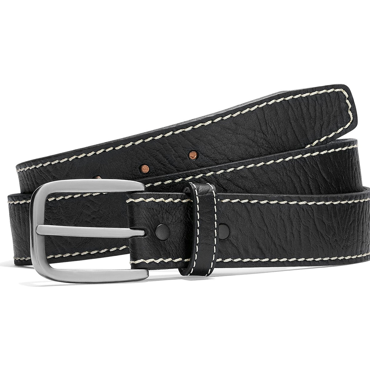 Justin Men's Black Bison Boulevard Belt