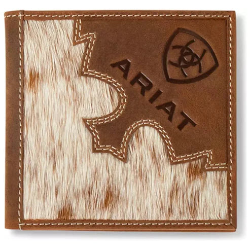 Ariat Large Bifold Calf Hair Wallet