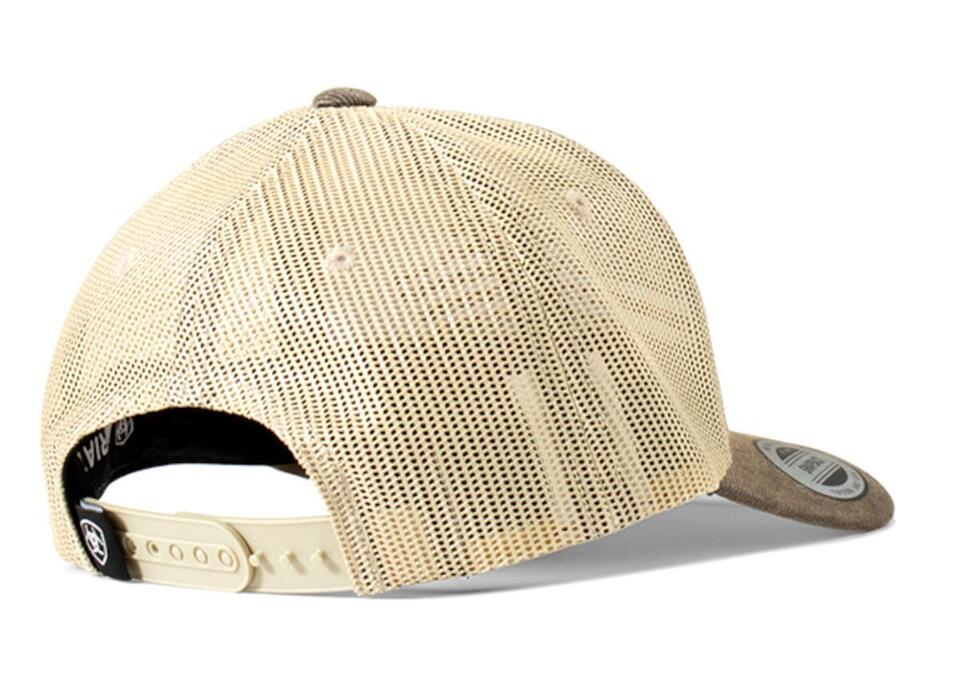 Ariat Boy's Youth Brown Distressed Flag Ball Cap