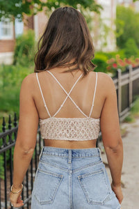 Double Strap Scalloped Lace Bralette (5 Colors Available)