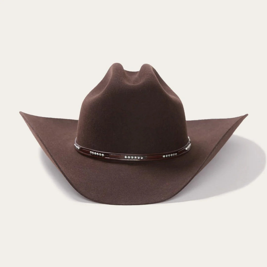 Stetson Llano 4X Wool Felt Cowboy Hat in Chocolate