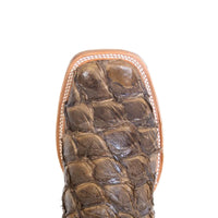 Tanner Mark Men's Monster Fish Western Boot in Petrified Oak