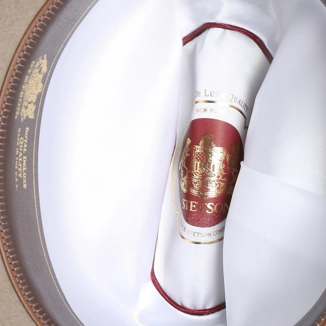 Stetson Open Road Royal Deluxe Fur Felt Hat in Natural