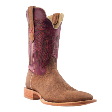 R. Watson Men's Tan Nubuck Camel Boot