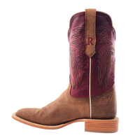 R. Watson Men's Tan Nubuck Camel Boot