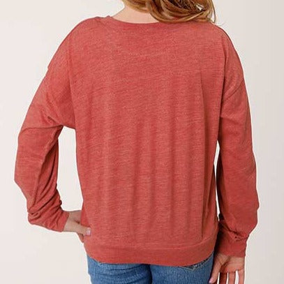 Roper Girl's Long Sleeve The Goat Tee