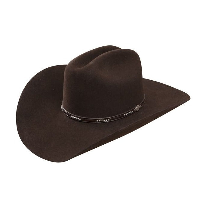 Stetson Llano 4X Wool Felt Cowboy Hat in Chocolate