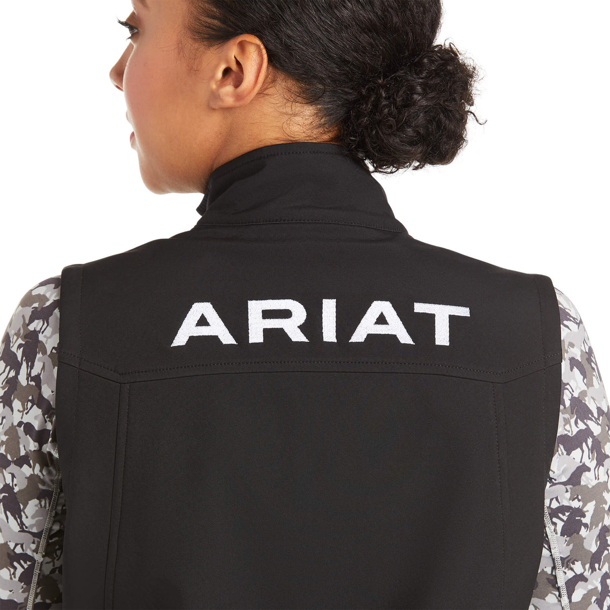Ariat Women's Logo 2.0 Softshell Vest - Black (Available in Plus Sizes)