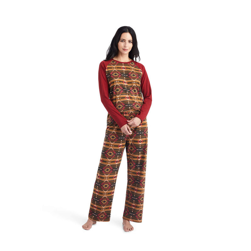Ariat Women's Pajama Set in Southwest Style Print