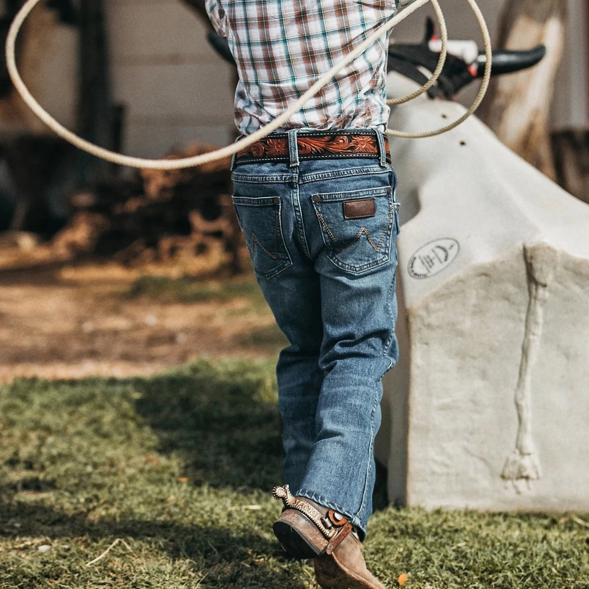 Wrangler Youth Boy's Slim Straight Fit Jean- Ferris