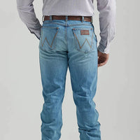 Wrangler Retro Men's Slim Straight Jean- Lightwash