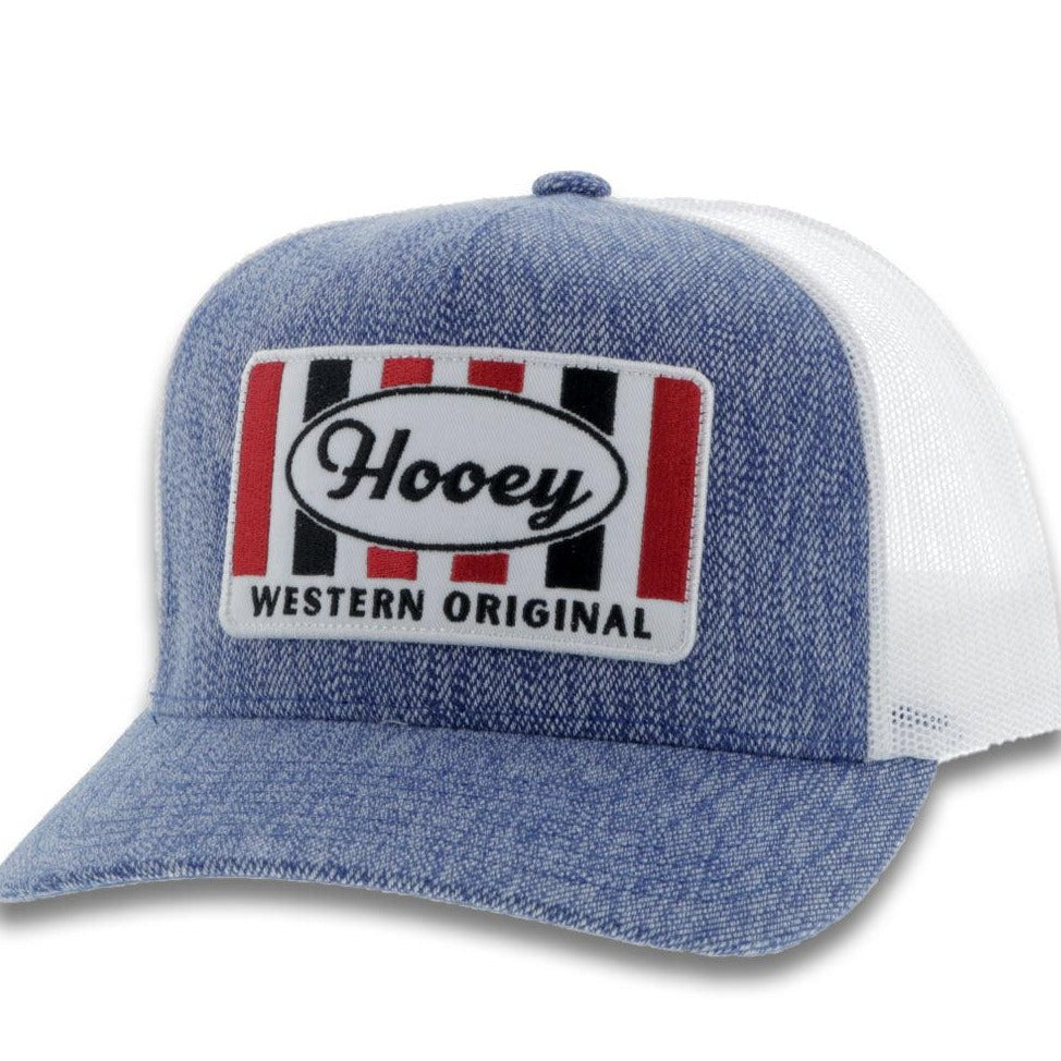 Hooey Youth Denim/White Trucker Hat
