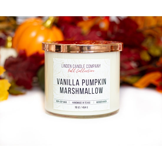 Linden Candle Company 16oz Wooden Wick Candle