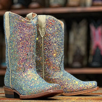 Tanner Mark Blue Tint Mermaid Toddler Boots