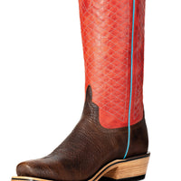 Horse Power Red Shrunken Shoulder Western Boot