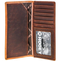 Hooey "Phoenix" Rodeo Wallet in Tan and Turquoise