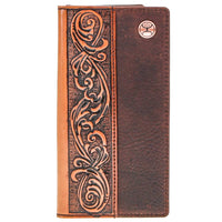 Hooey "Grayson" Rodeo Wallet in Brown and Tan