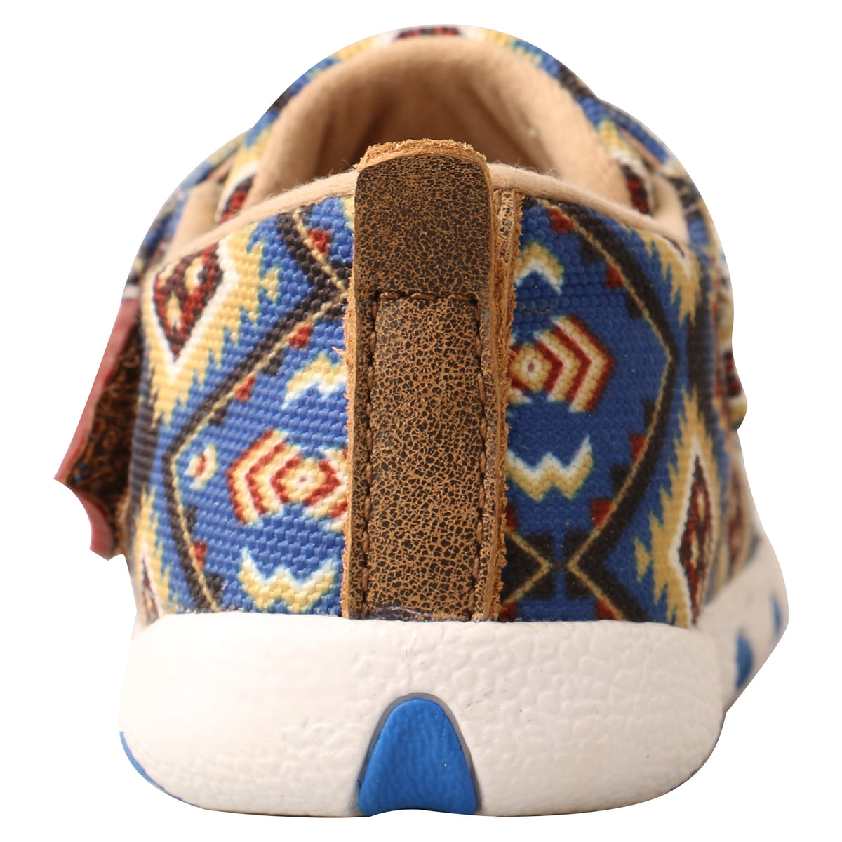 Twisted X Infant & Toddler Blue Aztec Driving Moc