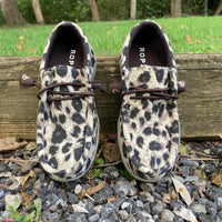 Roper Girl's Chillin Leopard Driving Mocs