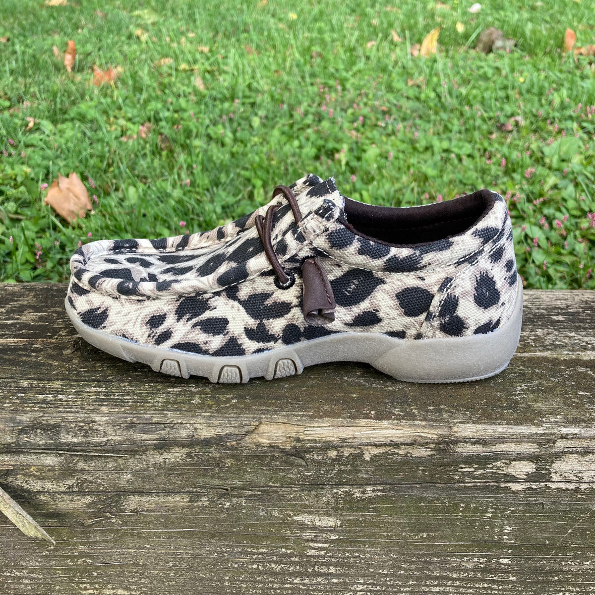 Roper Girl's Chillin Leopard Driving Mocs