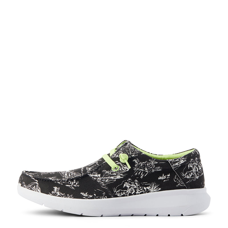 Ariat Men's Hilo Western Aloha - Black Aloha Toile