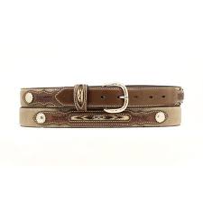 Nocona Boys Navajo Leather Belt