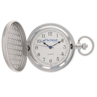 Montana Silversmiths Engraved Silver Pocket Watch