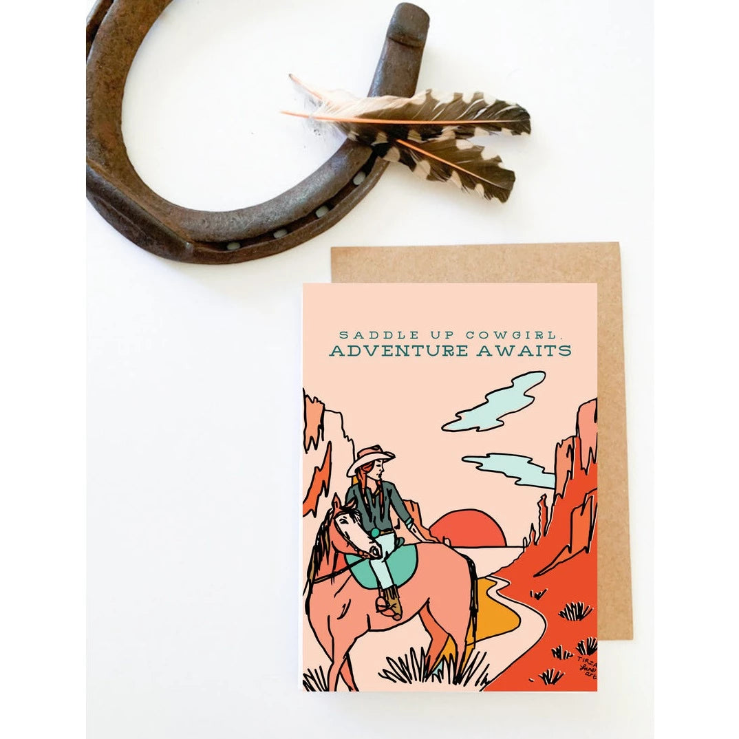 Western Greeting Cards by Tirzah Lane Art