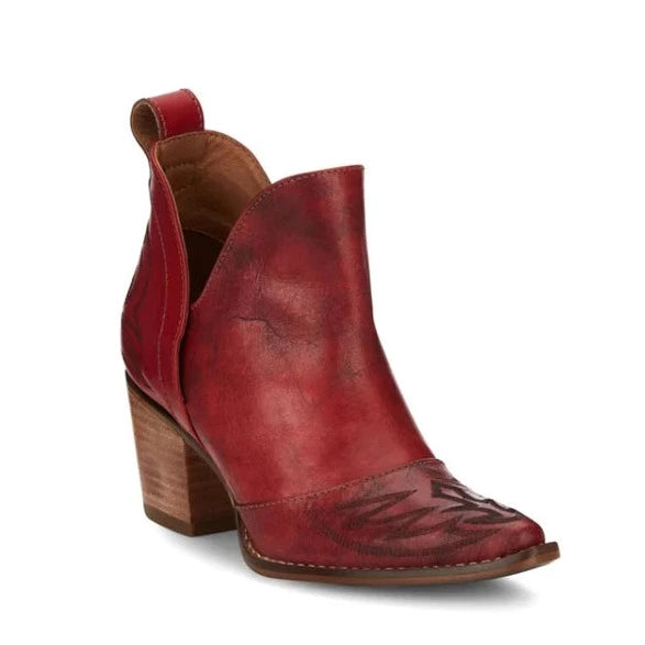 Nocona Women's Micki Scarlet Snip Toe Western Bootie