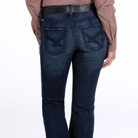 Cinch Women's Lynden Slim Trouser in Moonlight Wash