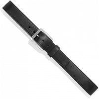 Justin Men's Bent Rail Black Bomber Belt