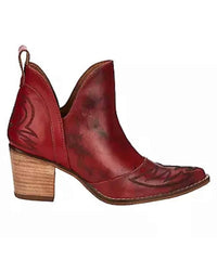 Nocona Women's Micki Scarlet Snip Toe Western Bootie