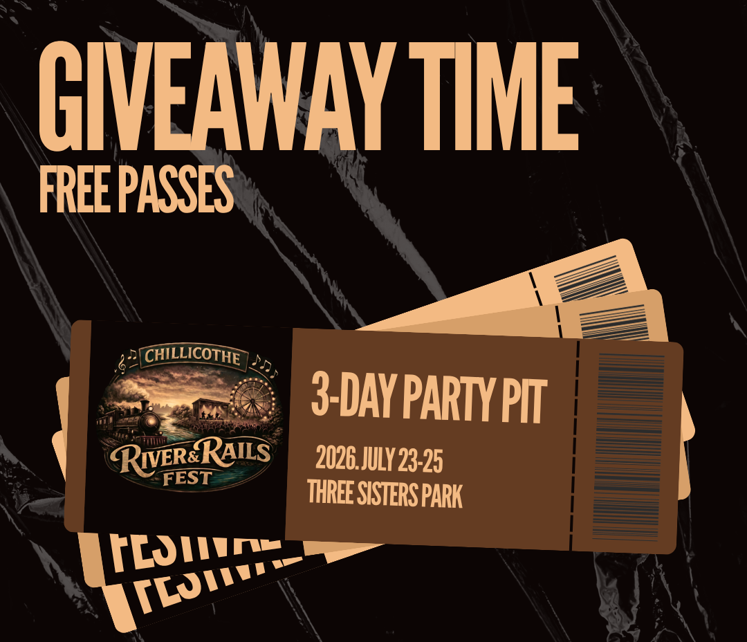 River and Rails Fest 2026 ticket giveaway at Branded Country Wear in Peoria Illinois with VIP Party Pit and GA passes