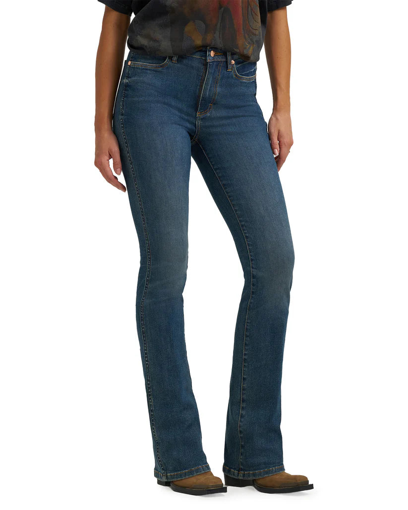 Wrangler x Lainey Wilson High Rise Boot Huggers in Boho Wash