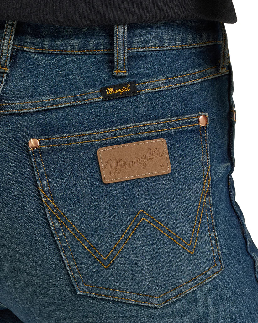 Wrangler x Lainey Wilson High Rise Boot Huggers in Boho Wash
