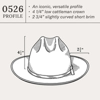 Stetson Open Road 10X Vented Straw Hat in Natural