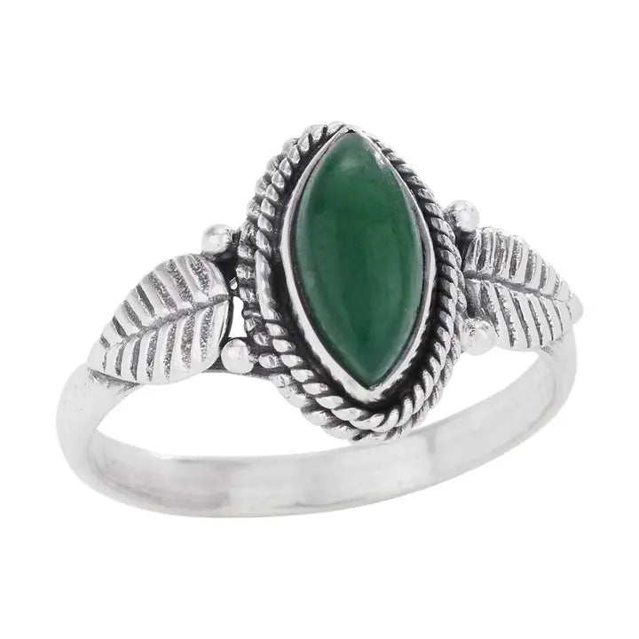 Forest Gem Sterling Silver Ring