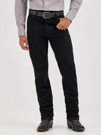Wrangler Men's Cowboy Cut Slim Fit Jean in Shadow Black