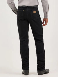 Wrangler Men's Cowboy Cut Slim Fit Jean in Shadow Black
