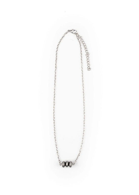 West & Co. Silver Navajo Inspired Pearl Cluster Chain Necklace