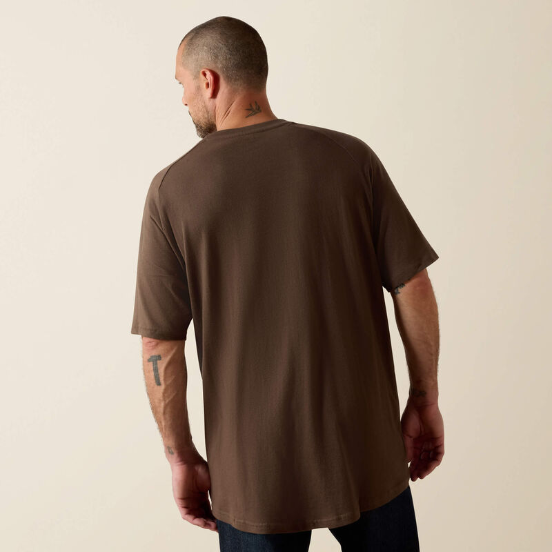 Ariat Men's Rebar Cotton Strong T-Shirt in Moss