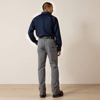 Ariat Men's FR M4 Relaxed DuraLight Ripstop Boot Cut Jean in Grey