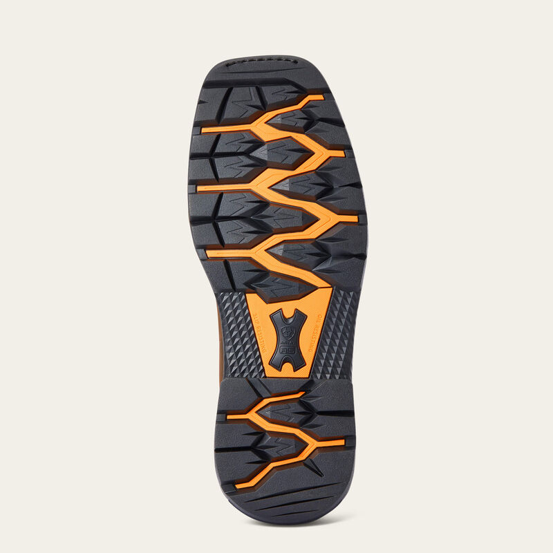 Ariat Men's Big Rig Waterproof Composite Toe Work Boot in Dark Brown