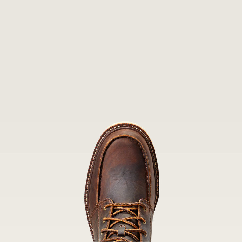 Ariat Men's Recon Lace Work Boot in Barn Brown
