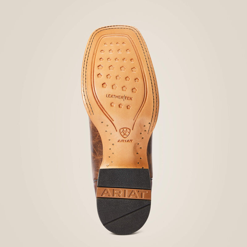 Ariat Men's Point Ryder Western Boot in Dry Creek Tan/Burnt Brown