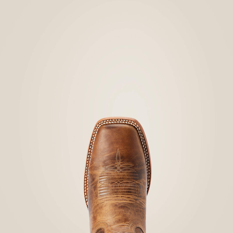 Ariat Men's Point Ryder Western Boot in Dry Creek Tan/Burnt Brown