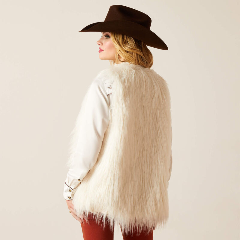 Ariat Women's Fae Faux Fur Vest