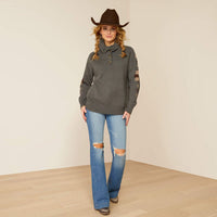 Ariat Women's Madison Sweater in Heather Grey