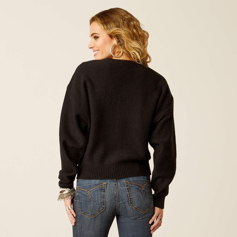 Ariat Women's Magnolia Sweater in Black