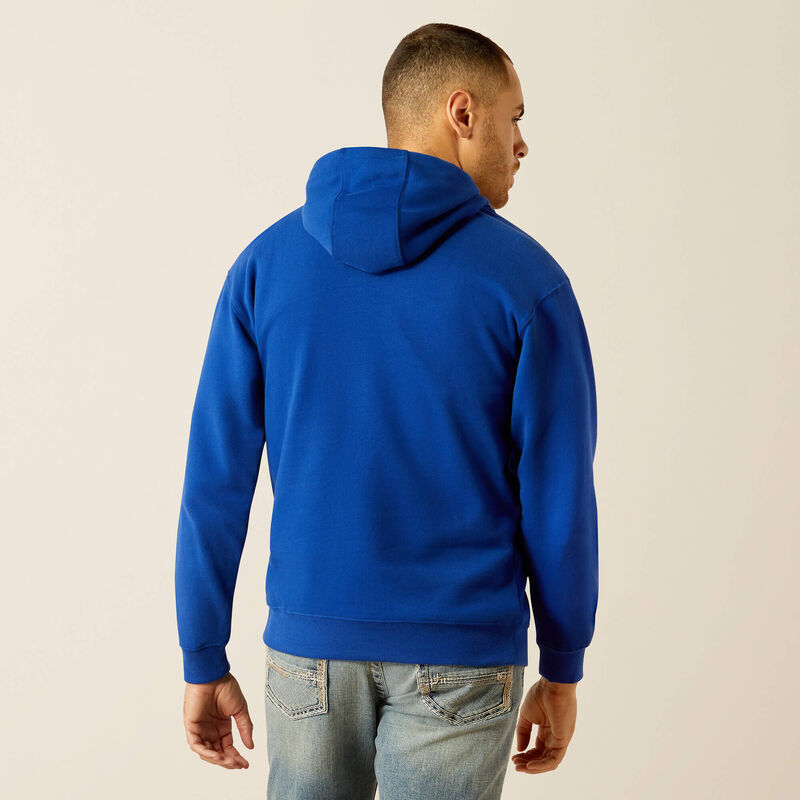 Ariat Men's Breakthru Pullover Hoodie in Surf The Web (Available in Tall Sizes)